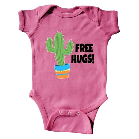 

Inktastic Free Hugs with Cactus Plant Gift Baby Boy or Baby Girl Bodysuit