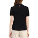 thumbnail image 3 of INSPIRAR CHIC Blusas Casuales de Cuello Mock con Mangas Cortas y Llave para Mujeres XS Negros, 3 of 7