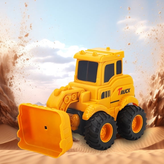 VANLOFE Simulation Engineering Car Press Push Toy Engineering Car Pull Back Children Truck Digger Toy