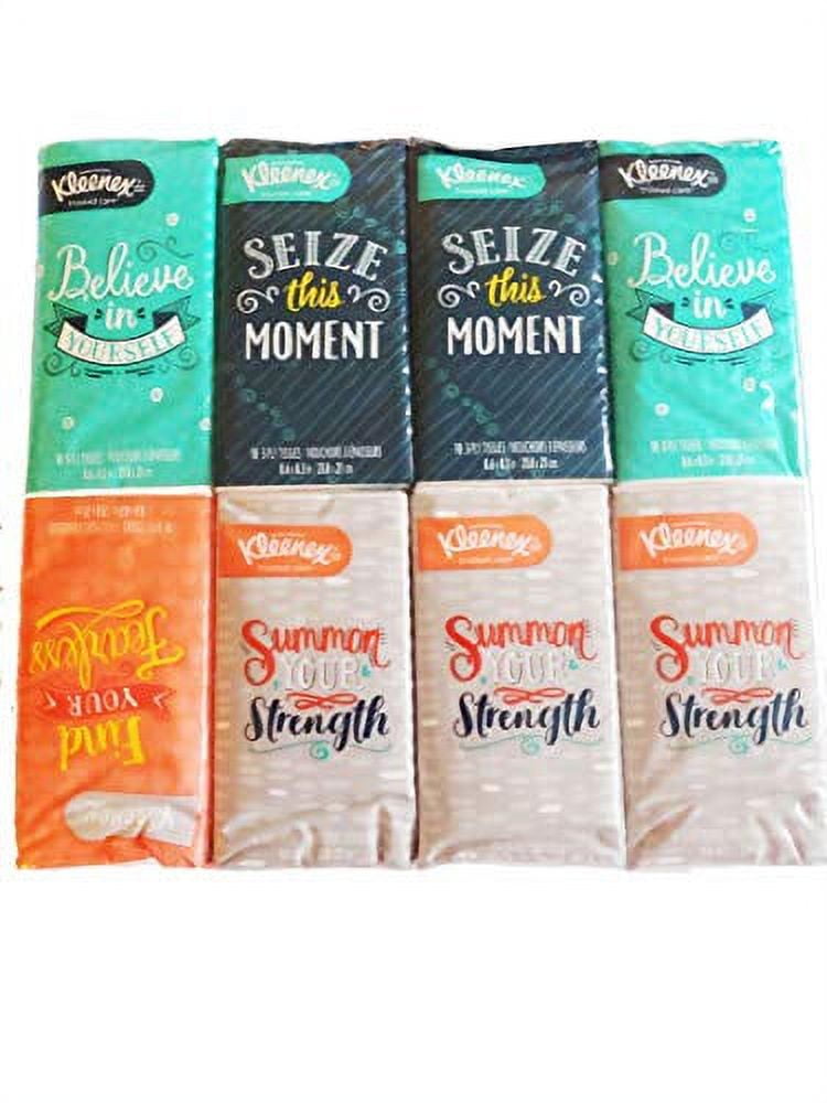 Kleenex Ultra Soft Go-Anywhere Facial Tissues Pack - Portable 3-Ply Tissues With Clip-On Design
