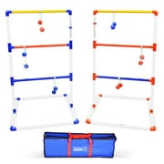 GoSports Premium Ladder Toss Game with 6 Bolo Balls Outdoor Backyard Lawn Game