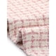 thumbnail image 5 of Vestido skater elegante de tweed con cuello redondo y mangas cortas para mujer INSPIRE CHIC en color rosa, 5 of 6