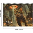 thumbnail image 5 of Calendario de pared 2025 Gatos | Calendario de pared mensual con temática felina | Diario, semanal, 5 of 5