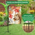 thumbnail image 3 of CozyNestFinds Garden Flag Holder with 5 Prong Base,Stable Design Garden Flag Stand for Outside,S type Yard Flags Holder with Clip and Spring Stopper for Porch Yard Decorations Outdoor, 3 of 16