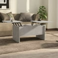 thumbnail image 1 of vidaXL Table Basse Gris Béton 80x50x42,5 cm Bois d'Ingénierie, 1 of 5