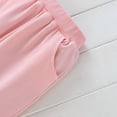 thumbnail image 5 of Spring and Autumn Girls' Baby Clothing Set Fashion Cotton Top+Strap Pants Two-piece Girls' Newborn Children's Flower Letter Set., 5 of 5