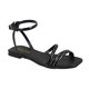 thumbnail image 1 of Sandalias Mujer Casuales Piso Negras Kipon negro 25, 1 of 5