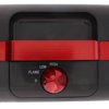 Comfort Zone Mini Electric Fireplace Space Heater Red Walmart Com