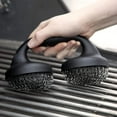 thumbnail image 6 of Yukon Glory Stainless Steel Double Pad Grill Brush Dual-Sided BBQ Grill Grate Cleaner, 6 of 9