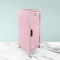 thumbnail image 5 of hengtong 2x Small Makeup Storage Cabinet Vertical File Cabinet , Pink and White, 27.5cmx10.5cmx10.5cm, 5 of 9