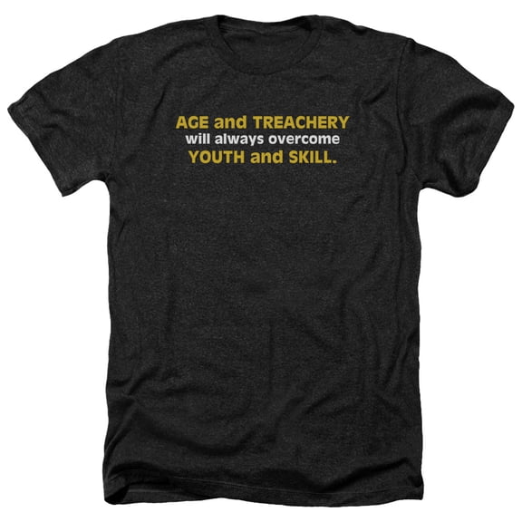 - Age And Treachery - Heather Short Sleeve Shirt - Large
