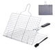 thumbnail image 2 of Eigraketly Cesta para asar a la barbacoa Mango de metal BBQGrill Red Plegable Cocina portátil Estufas de camping, 2 of 6