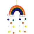 thumbnail image 1 of Rainbow Macrame Wall Hanging Home Decor Boho Room Decor Hand Woven Tapestry Kids Wall Decor (Ch5A-4) oso de fresa Electrónica, 1 of 5
