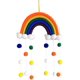 thumbnail image 1 of Macrame Arco Iris colgante de pared decoración del hogar Boho habitación decoración tapiz tejido a mano niños decoración de pared BANYUO Electrónica, 1 of 6