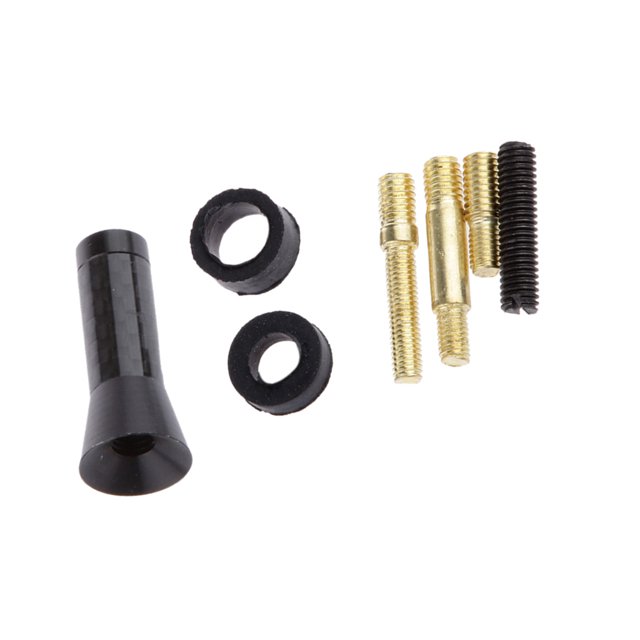 Antena Corta de Carbono de 3,5cm Accesorio para Coche Universal de Aluminio Ajustable Sunnimix antena universal para coche