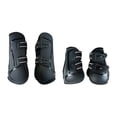 thumbnail image 2 of Botas de Tendón de Caballo Juego de 4 Protectores de Entrenamiento Negro L Sunnimix Botas de tendón de caballo, 2 of 8