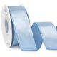 thumbnail image 1 of Cinta decorativa Ribbli satinada con alambre de 3,8 cm y 18,3 m, color azul claro, 1 of 4