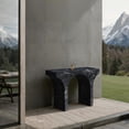 thumbnail image 3 of Meridian Furniture Pomezia Black Marble Finish Console Table, 3 of 8