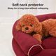 thumbnail image 5 of Pisexur Suministros para mascotas Sofá cama de gamuza para perros, sin fondo, lavable, peinado, relleno, rectangular, para perros, tumbona amigable para mascotas para razperros, gatos y animales, 5 of 6