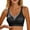 Black, variant on Women's Wide Strap Molded Cup Bra - Wirefree Full Coverage Bandeau for Natural Shaping & Anti-Sagging Support, Ideal for Daily Wear & Layering