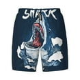 thumbnail image 4 of Lsque Mens Swim Trunks Shark Pattern - Bathing Suit Compression Liner - Beach Swim Shorts Swimwear - (S-3XL) - Stretch Quick Dry -X-Large, 4 of 9