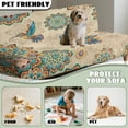 thumbnail image 6 of Yuyamidu Mandala Futon Cover Armless Sofa Covers Hummingbird Futon Covers Slipcover for Living Room Washable Sofa Bed Slipcover Protector Gift for Friends, 6 of 8