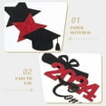 thumbnail image 4 of WASHWEPE 1 Set of Graduation Decorations Class Red Paper for Centerpiece Table Decoration Graduation, 4 of 8