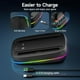 thumbnail image 5 of Base de carga para Nintendo Switch 2 Joy-Con con 9 luces RGB e indicador LED, 2,5 horas de carga rápida y soporte que ahorra espacio, 5 of 8