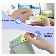 Fluorescent TZe Tape Compatible with Brother P Touch Label Maker, 2 Pack