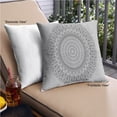 thumbnail image 2 of Ahgly Company Indoor Square Patterned Throw Pillow, 18 inch by 18 inch, 2 of 6