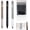 3Pcs(All), variant on Upgraded Geometric Decompression Pen — Press to Transform, 10 Refills, Funny Geometric Metal Crinkle Pen, Click to Write, Perfect for Restless Minds, 0.5mm Tip for Writing and Drawing (6Pcs(All))