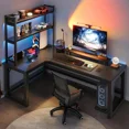 thumbnail image 2 of Creative Corner Computer Desks European Office Furniture Double Table Internet Cafe Gaming Desk Home Bedroom Wooden Study Table, 2 of 4
