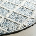 thumbnail image 3 of SAFAVIEH Natura Olgica Geometric Diamonds Area Rug, Ivory/Blue, 5' x 8', 3 of 4