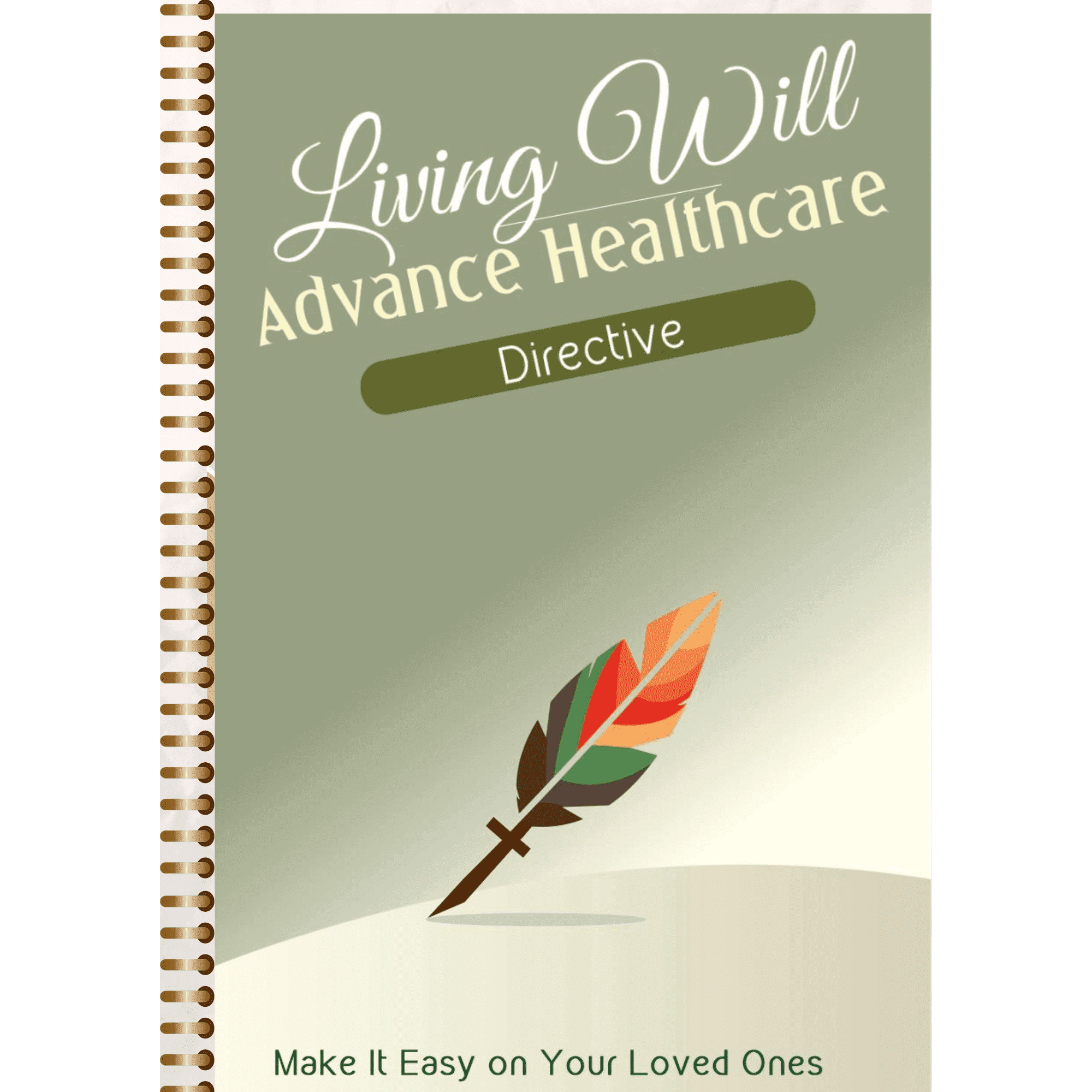 Living Will Advance Healthcare Directive 8.5 x11