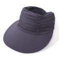thumbnail image 3 of Fgnfyis Girl Cowboy Hat Women Men Summer Western Cowboy Hat Shapeable Straw Hollowed Out Sun Hat Dark Gray, 3 of 5