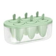 thumbnail image 5 of WKSCLPAI Homemade Popsicle Molds Clearance,Sandwich Ice Cream Shapes DIY Popsicle Mold 6-Cavity Reusable,Separate Design,Outer Layer Can Store Ice Cubes and Keep the Popsicle Coldness, 5 of 6