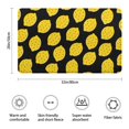 thumbnail image 3 of Yellow Lemon Fruit Dots Black Pattern Bathroom Rugs Mat,Non Slip Microfiber Bathroom Rug,Rubber Backing,Soft Bathroom Mats for Bathroom Floor,Tub and Shower,20x32in(50x80cm), 3 of 5