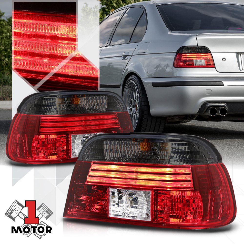 Red/Smoked *EURO* LED Light Bar Tail Light Brake Lamp for 9700 BMW E39