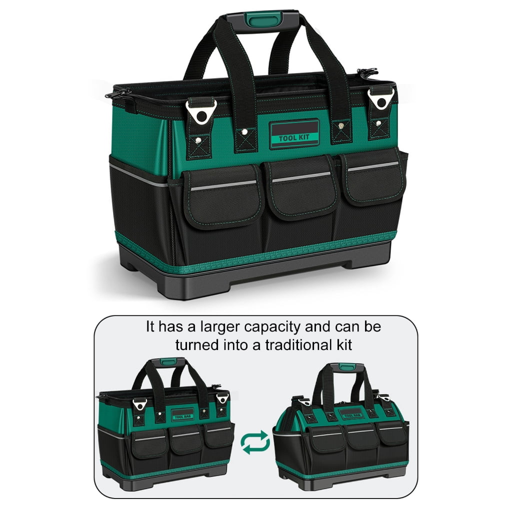 16/18/20/23in Large Capacity Tool Storage Bag Waterproof Tool Bag with Adjustable Shoulder Straps for Man