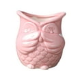 thumbnail image 2 of Maceta para plantas de interior, forma de búho, lindo estilo japonés, contenedor para decoración de interiores, oficina, hogar, balcón , Sin olor Rosa, 2 of 8