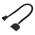 thumbnail image 4 of Câble Adaptateur d'Alimentation Ventilateur de Refroidissement 15 Broches 4 Broches Ensemble 5 Pcs Noir 22AWG, 4 of 7