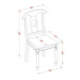 thumbnail image 7 of PONA7-SBR-C 7 Pc Dining room set-and Oval Dining Table with Leaf and 6 Dining Chairs, 7 of 7