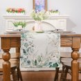 thumbnail image 2 of YIBAGA Spring Table Runner, Floral Leaves Home Spring Dining Table Decor, 13x60 inch, Polyester, 2 of 6