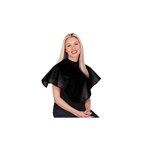 Scalpmaster Nylon Comb-out Cape 28" X 28", Velcro Black EA