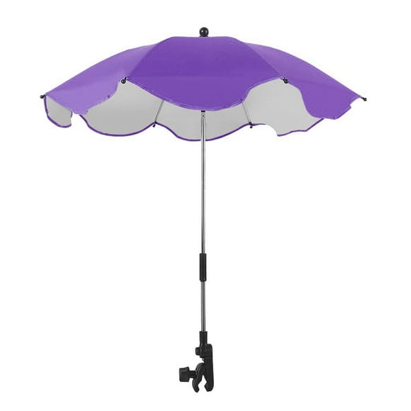 Removable Umbrella Holder & Umbrella for Stroller for Wheelchair(Mount + Umbrella)