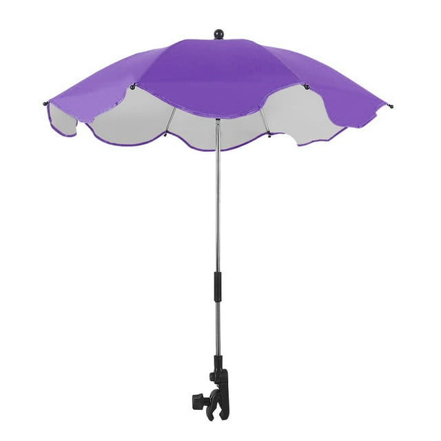 Removable Umbrella Holder & Umbrella for Stroller for Wheelchair(Mount + Umbrella)