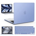 thumbnail image 1 of Funda rígida para MacBook Air de 13 pulgadas, IBENZER M4, M3, M2, azul, 1 of 9