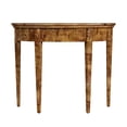 thumbnail image 7 of Hampton Demilune Traditional Burl 36" Console Table in Light Brown  1533442, 7 of 7