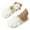White, variant on House Slippers for Women Solid Color Memory Foam Shoes Fuzzy Indoor And Outdoor Slip On Flat Bottom Winter Slippers