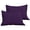 Purple, variant on REGALWOVEN 2 Packs Pillowcases Soft 1800 Microfiber Pillow Shams with No Zipper, Standard Grey